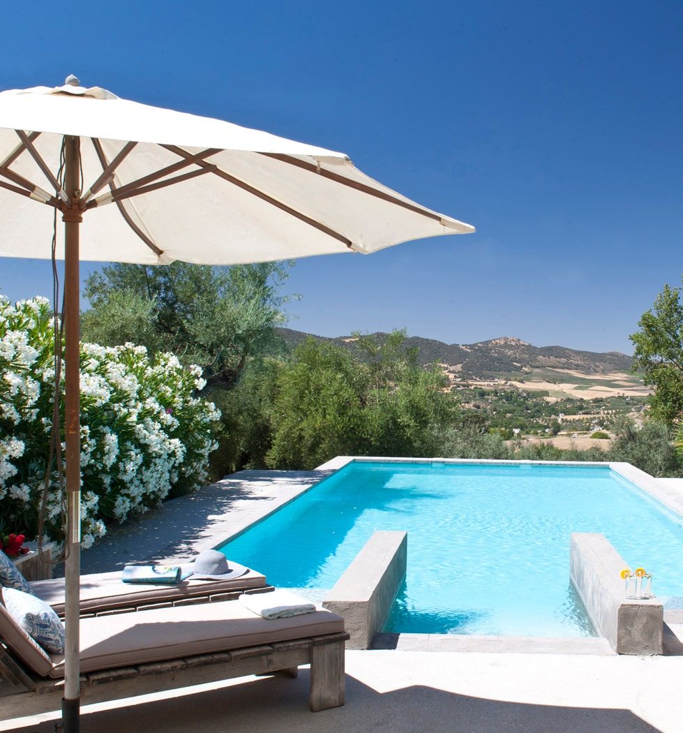 luxury modern villa and pool ronda