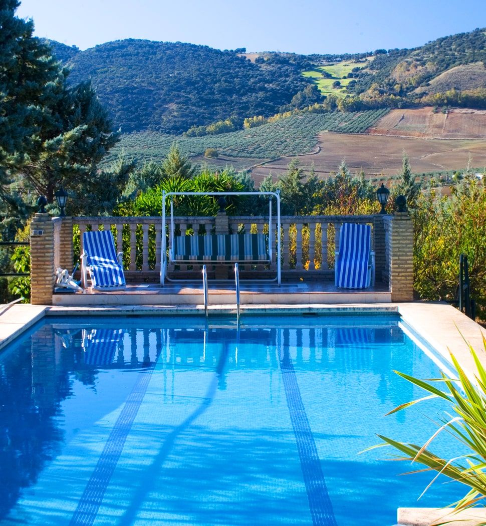 villa with pool and view ronda
