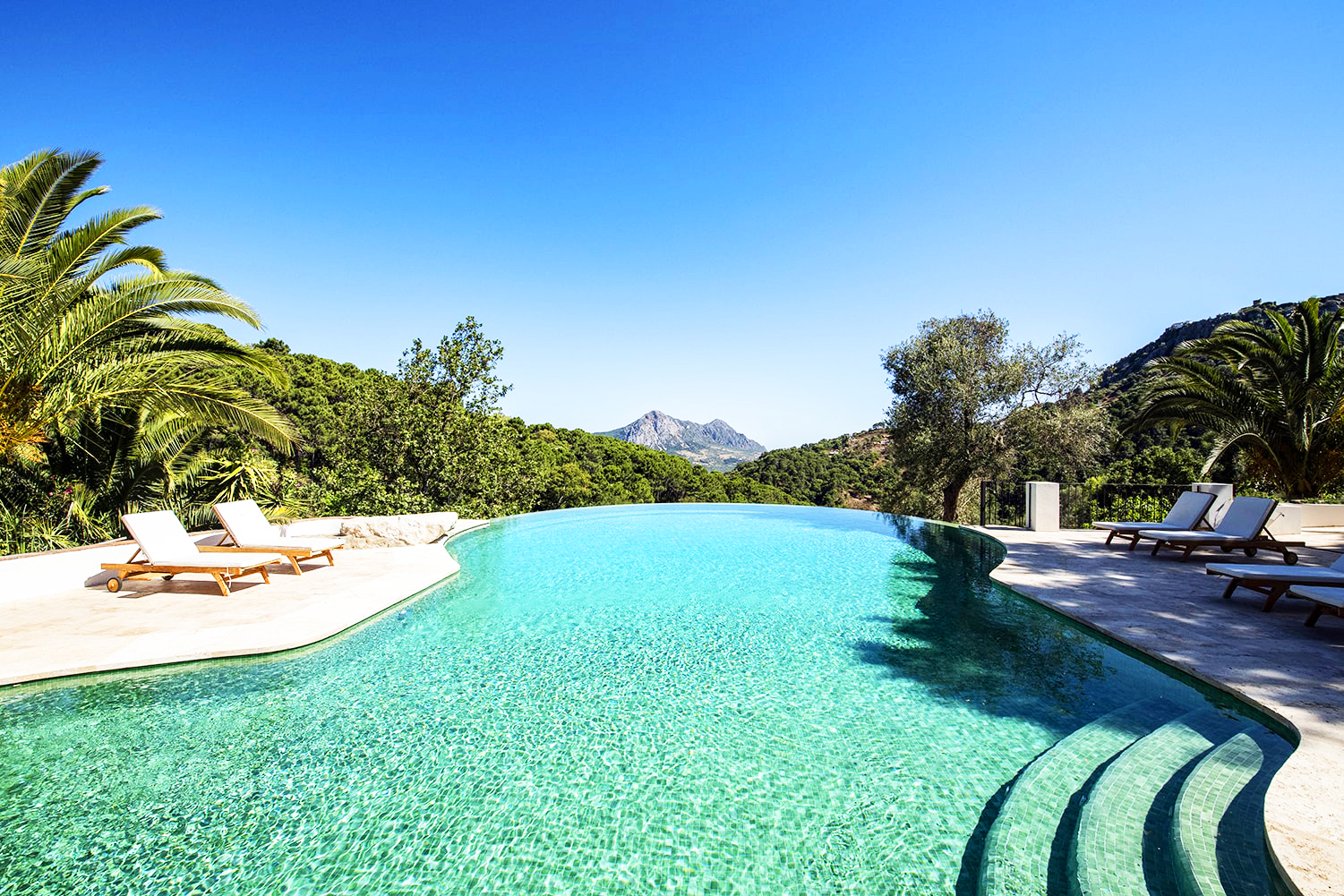 private pool at luxury villa in andalucia
