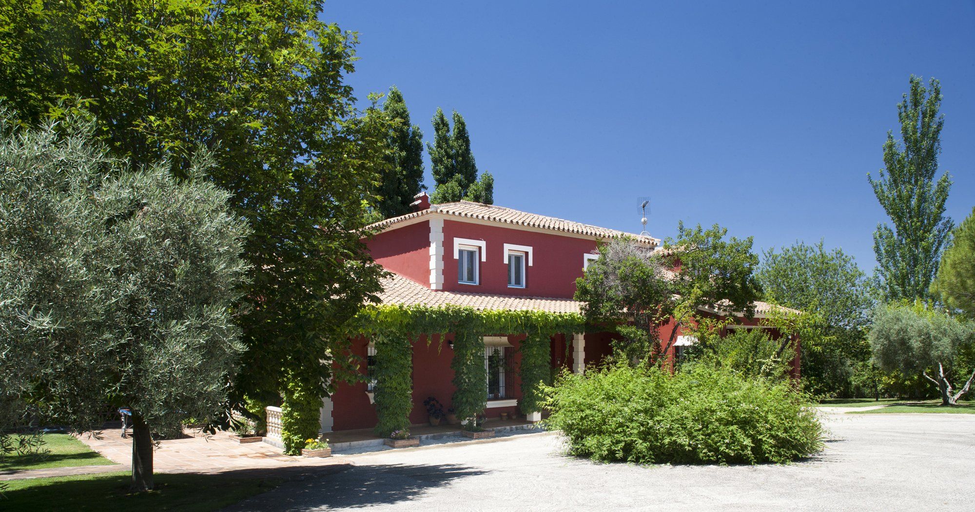 family holiday home in mature garden | ronda | spain
