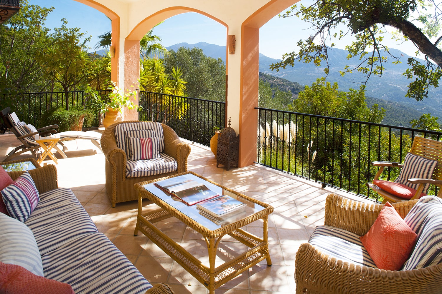 terrace luxury villa spain