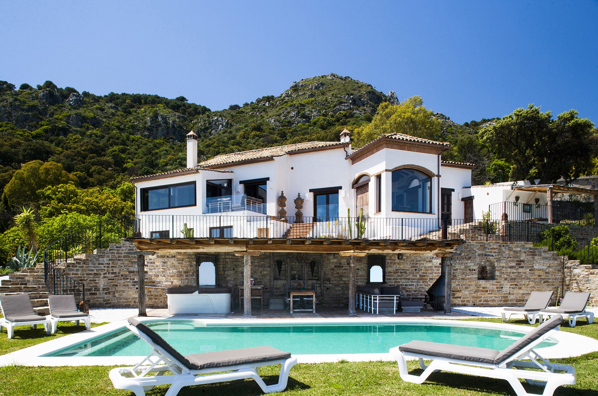 exterior luxury holiday villa andalucia southern spain