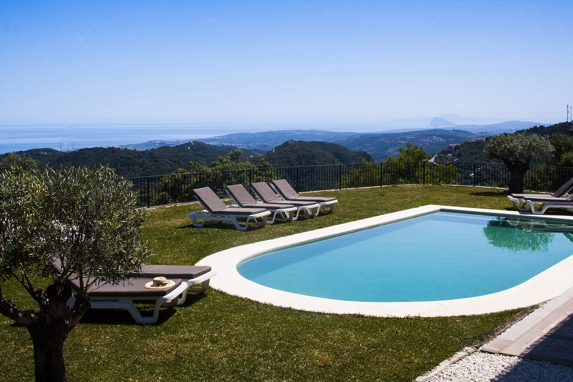 luxury holiday villa with mediterranean views