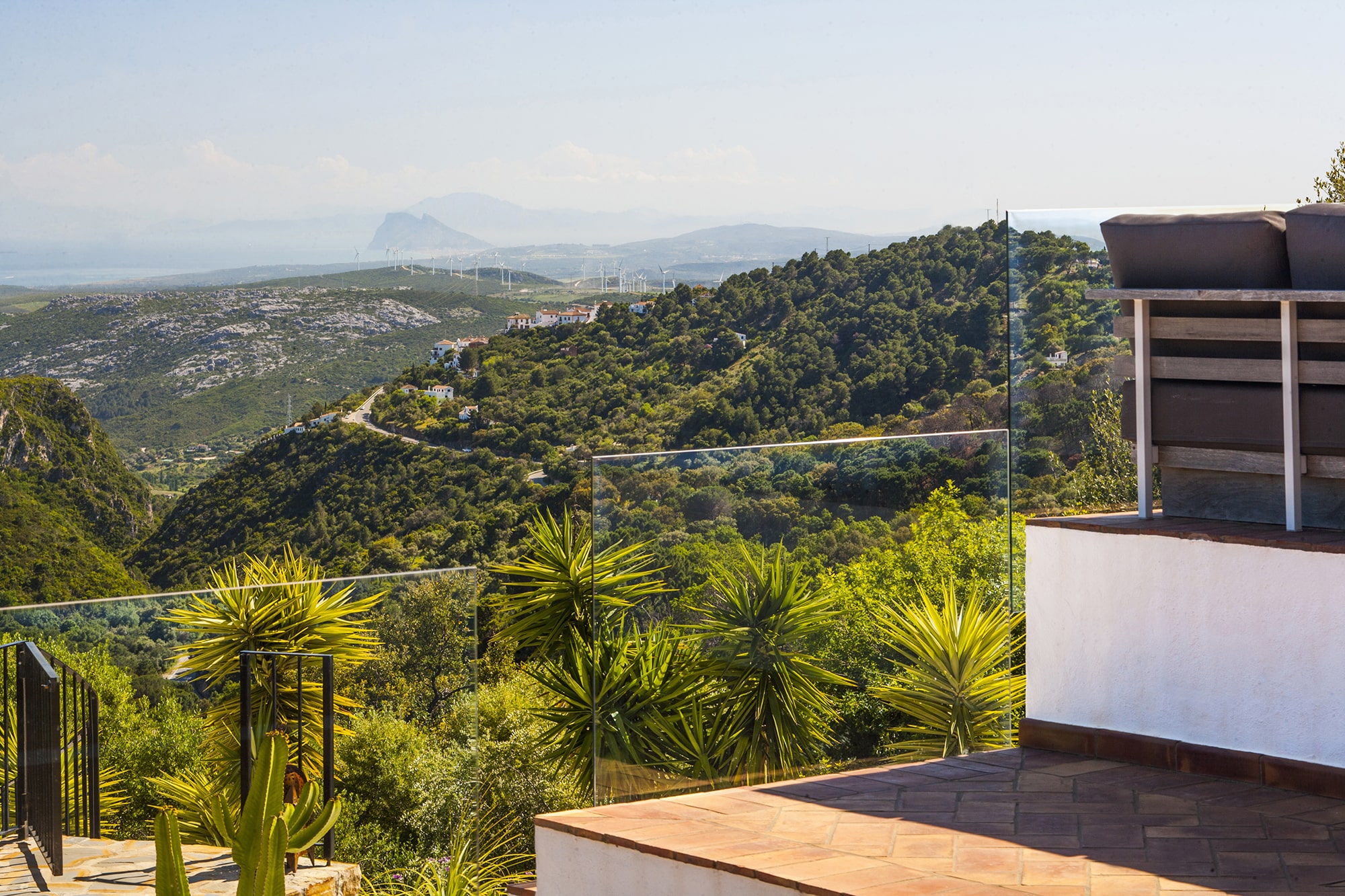 garden and terrace luxury villa andalucia