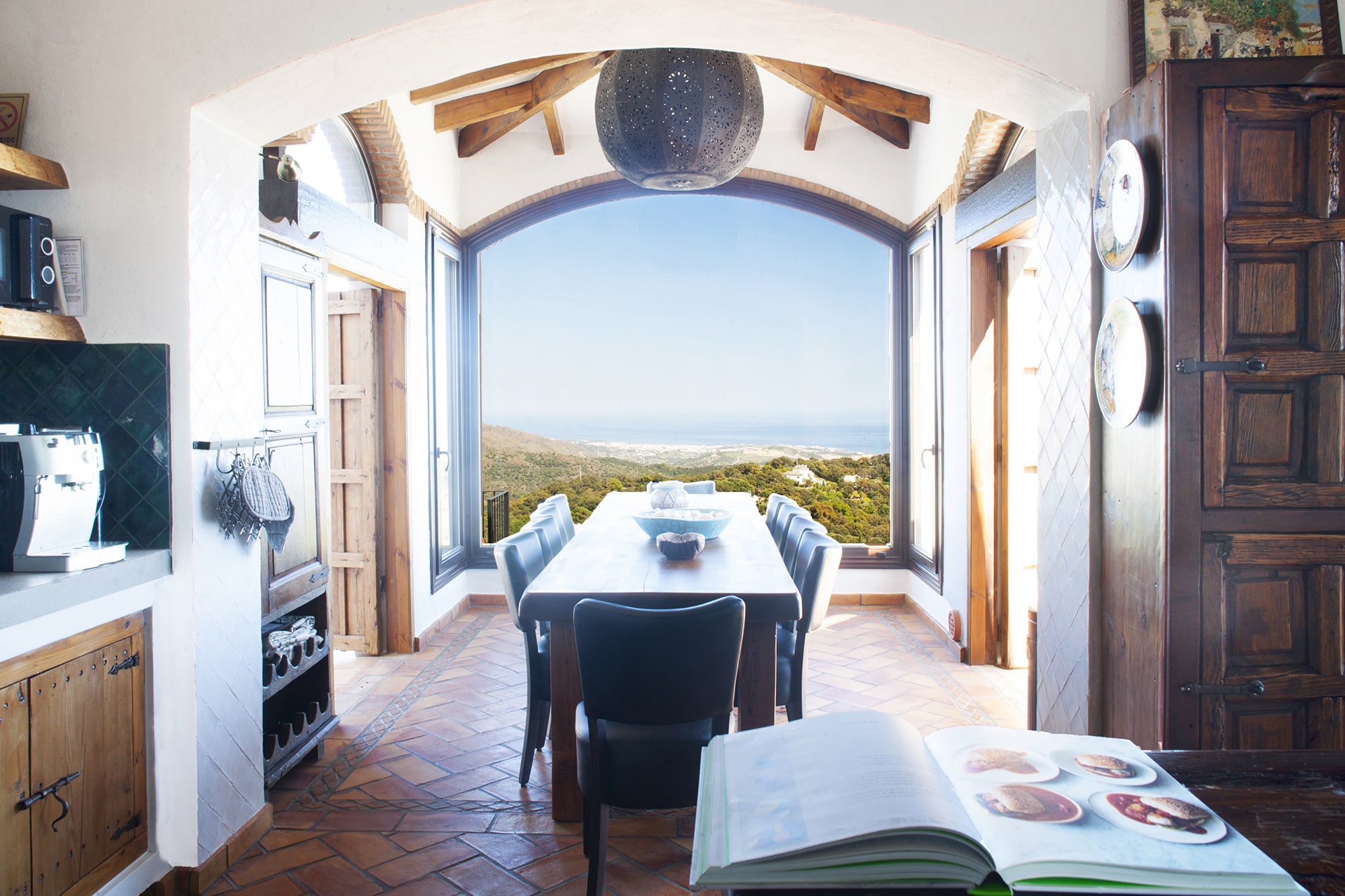 dining room luxury villa spain