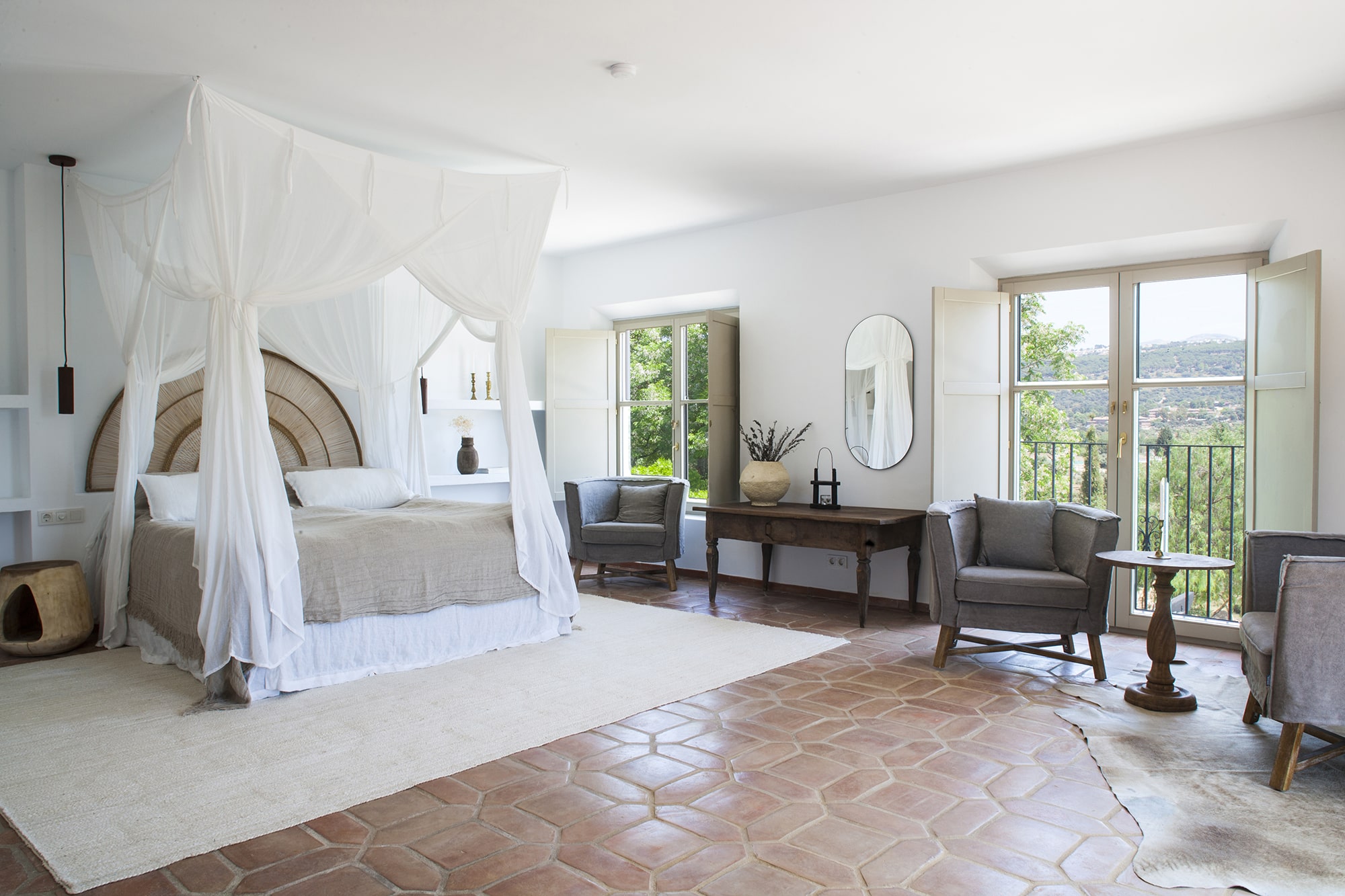 luxury villas andalucia master bedroom