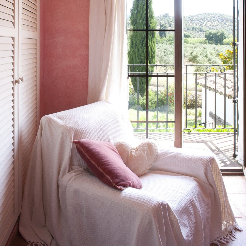 master bedroom with balcony