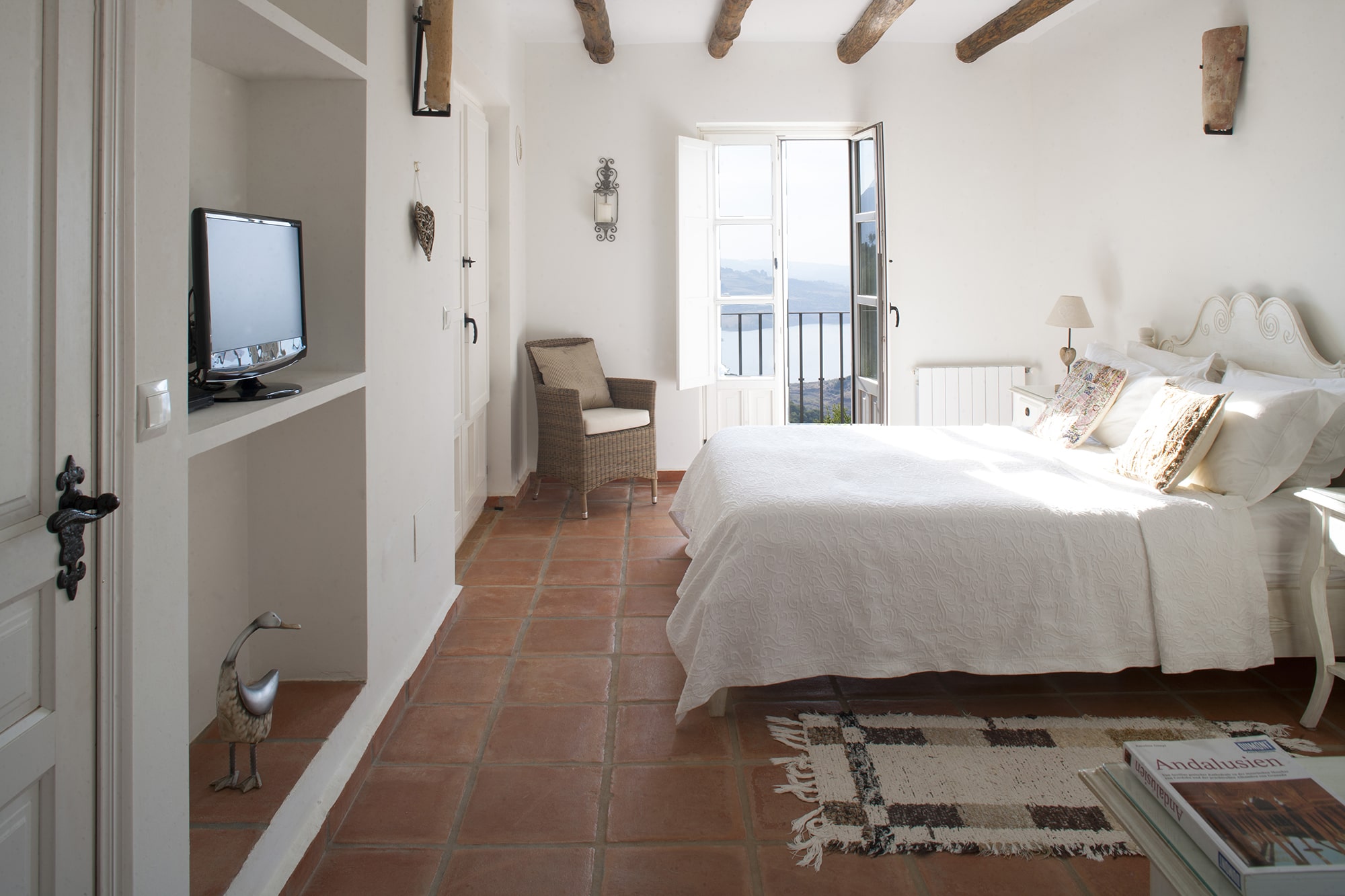 master bedroom luxury holiday accommodation andalucia