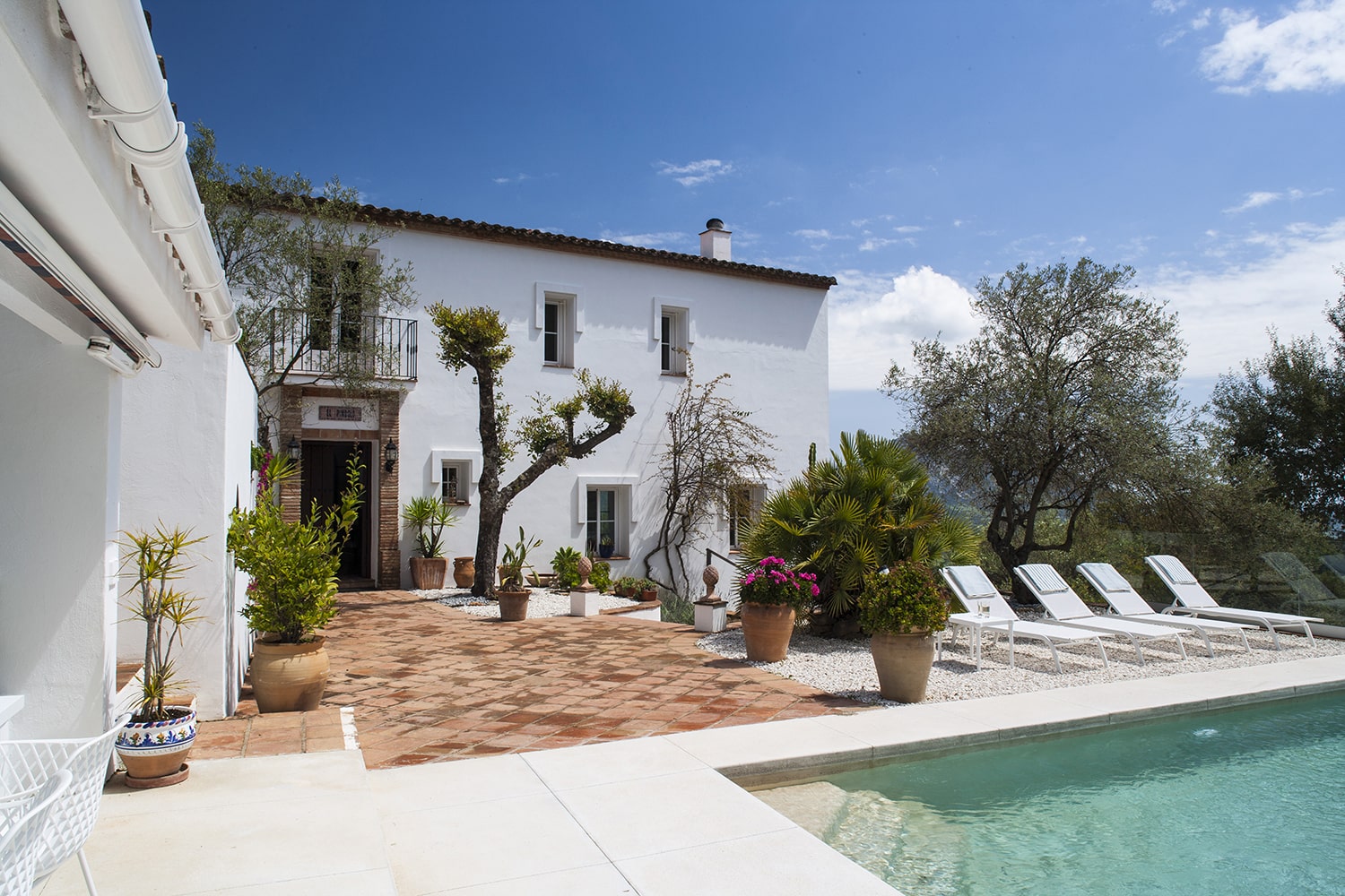 luxury villa  andalucia spain garden