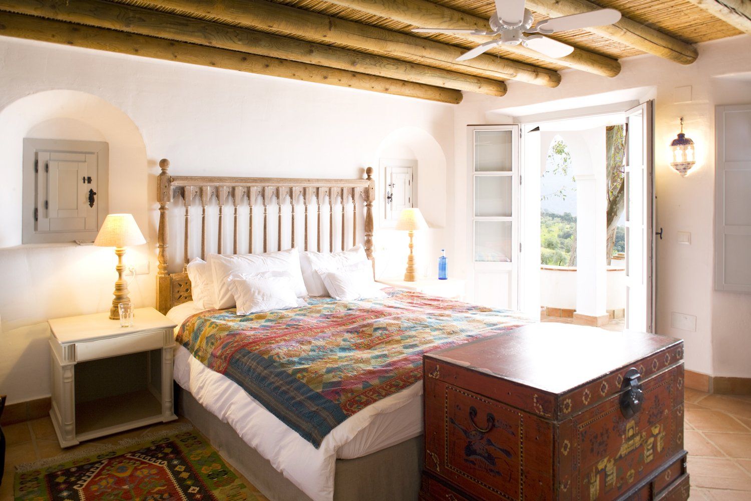 master bedroom in villa