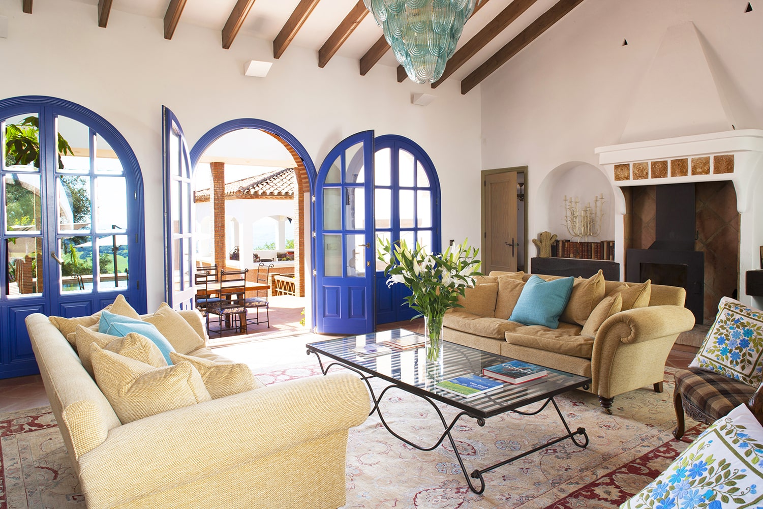 sitting room open plan luxury villa andalucia