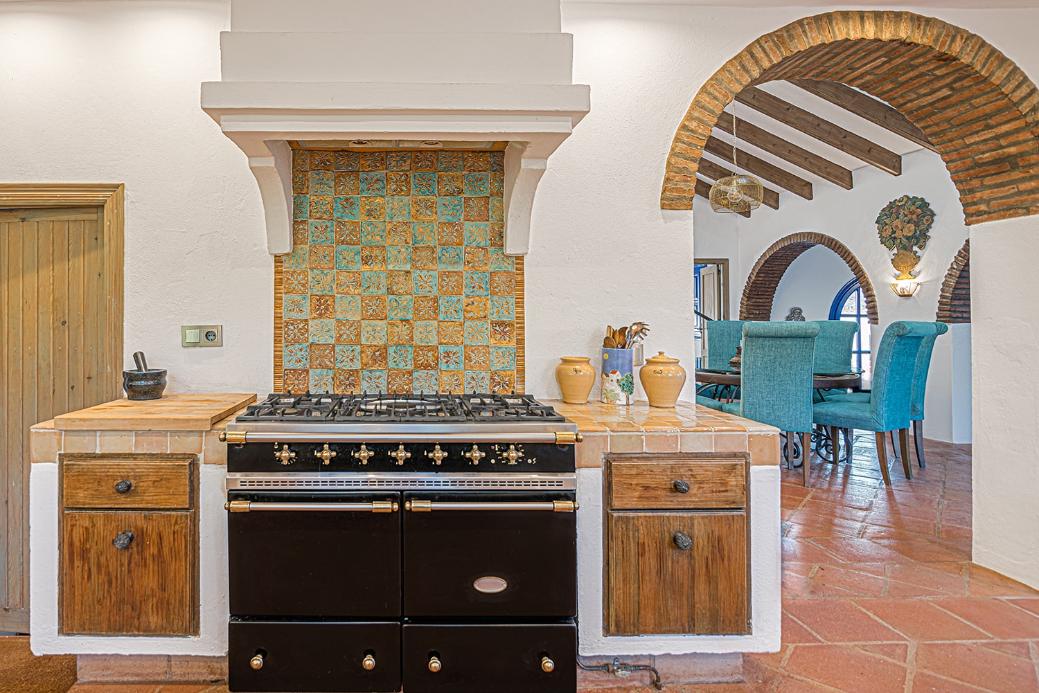 kitchen luxury villa andalucia