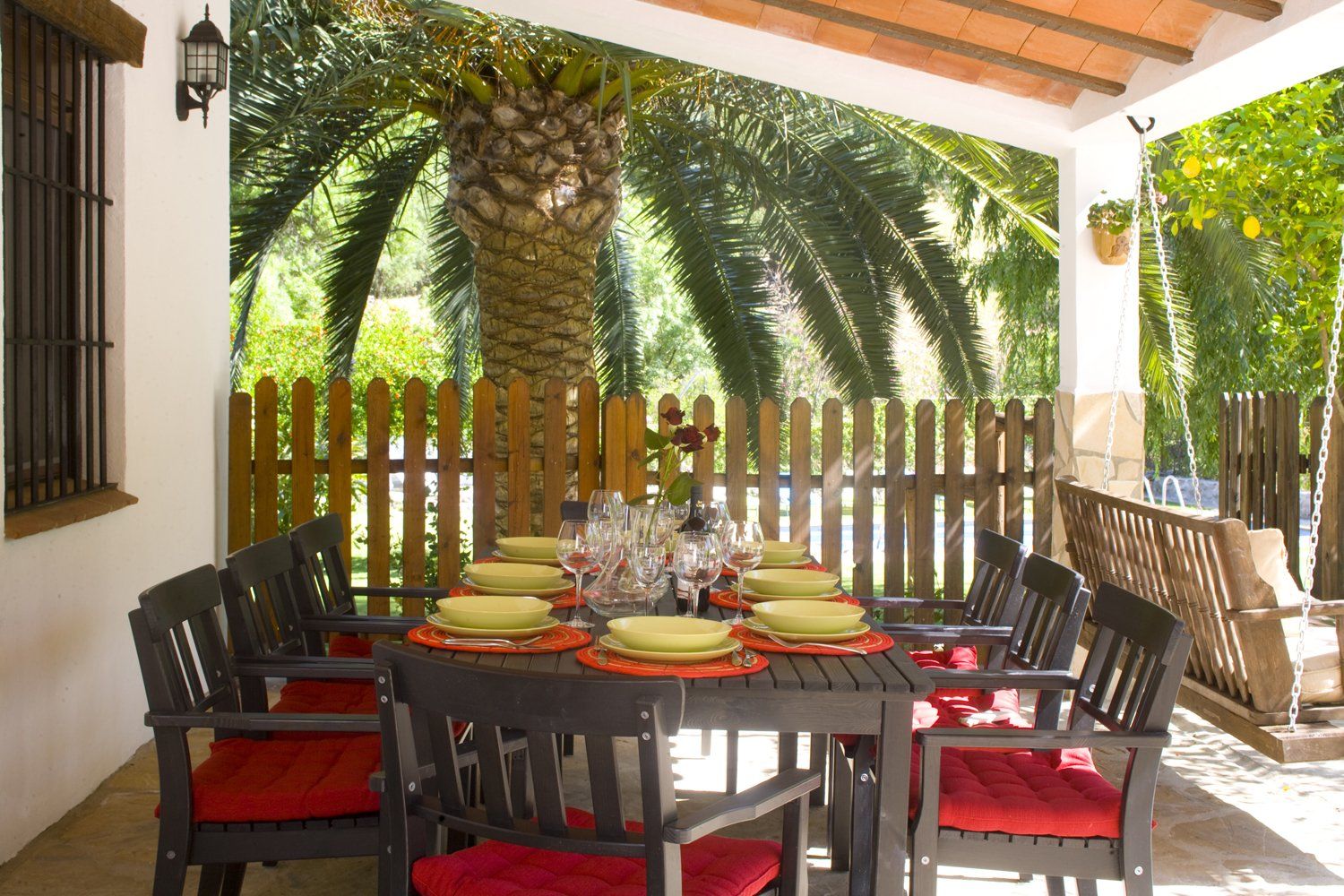 outdoor dining terrace